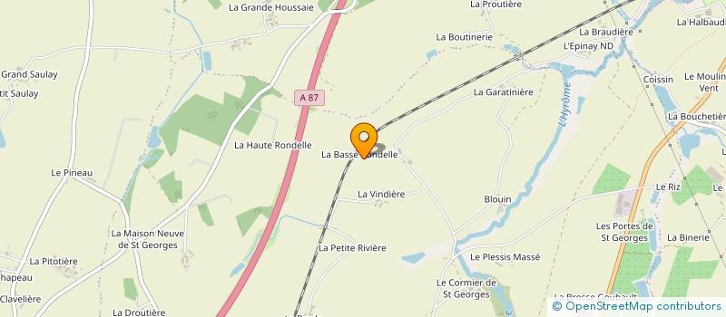 localisation de l'entreprise SOLILEO à CHEMILLE-EN-ANJOU