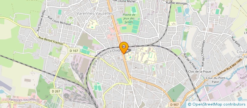 localisation de l'entreprise SOLILOIRE à NEVERS