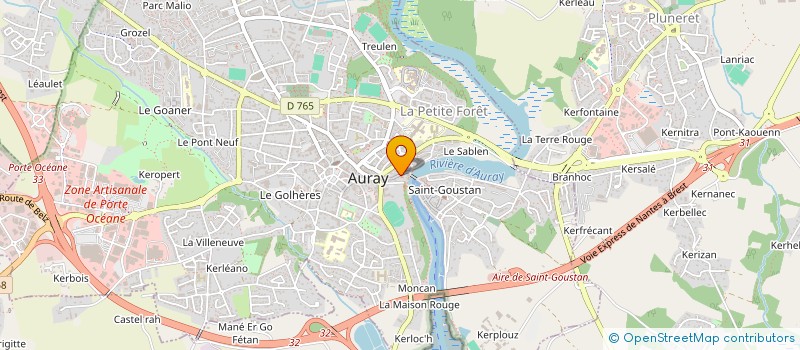 localisation de l'entreprise SOLIMA SARL à AURAY