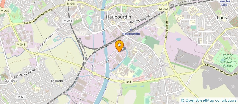 localisation de l'entreprise SOLIMAN-SOCIETE LEVAGE INDUSTRIE MANUTENTION  HALLENNES-LEZ-HAUBOURDIN