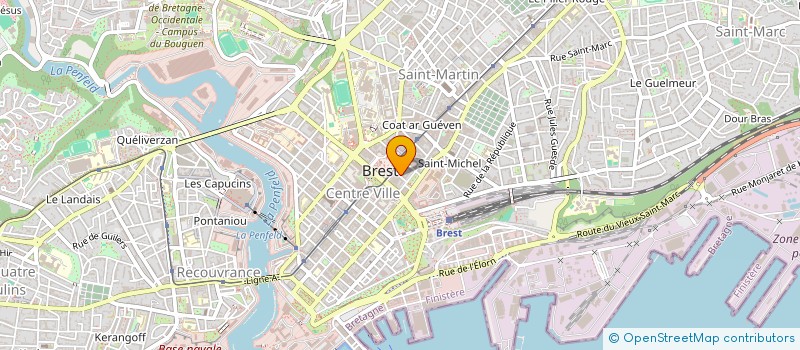localisation de l'entreprise SOLIMAR à BREST