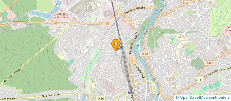 localisation de l'entreprise SOLIMAR à EPINAL