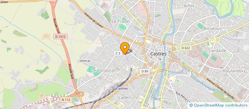 localisation de l'entreprise SOLIMAR  CASTRES
