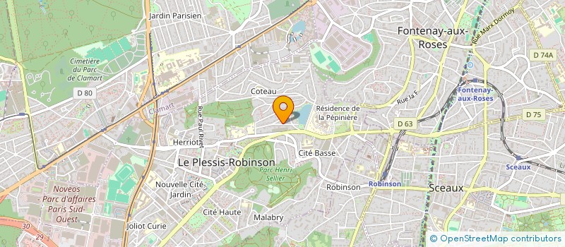 localisation de l'entreprise SOLIMMO à LE PLESSIS-ROBINSON