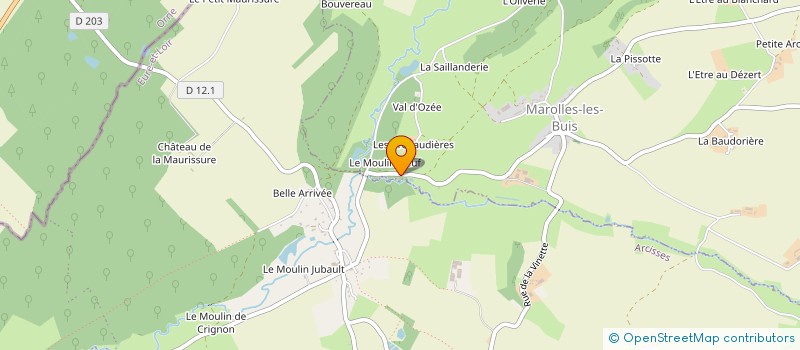 localisation de l'entreprise SOLIMO SCI à MAROLLES-LES-BUIS