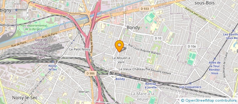 localisation de l'entreprise SOLIN  BONDY