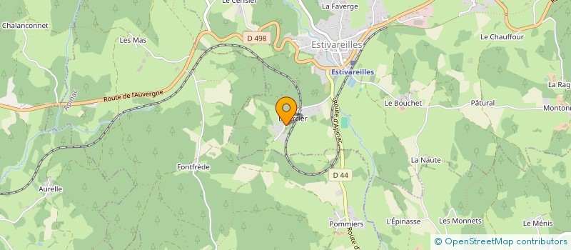 localisation de l'entreprise SOLINACE  ESTIVAREILLES