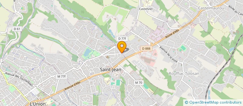 localisation de l'entreprise SOLINDJA à SAINT-JEAN