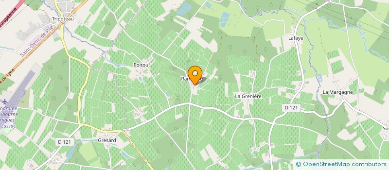 localisation de l'entreprise SOLINE à LUSSAC