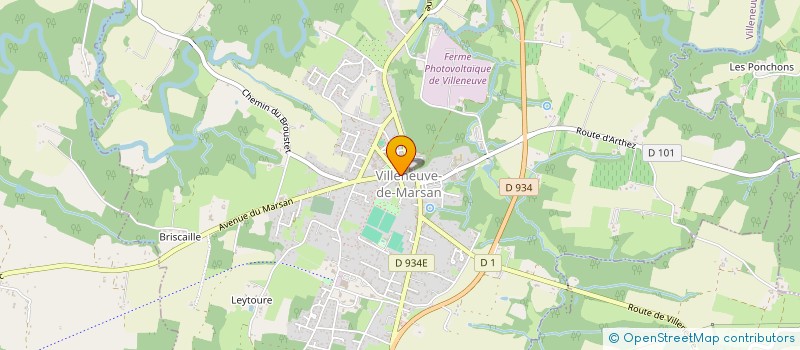 localisation de l'entreprise SOLINE  VILLENEUVE-DE-MARSAN