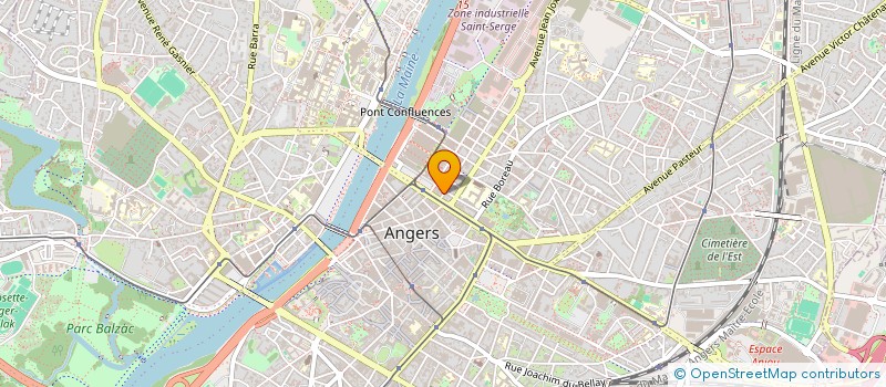 localisation de l'entreprise SOLINE à ANGERS