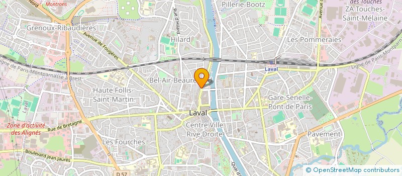 localisation de l'entreprise SOLINE à LAVAL