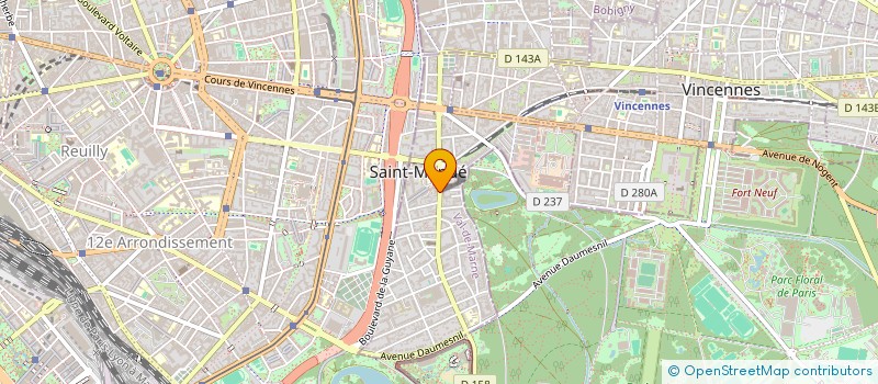 localisation de l'entreprise SOLINE DARNAULT ARCHITECTURE  SAINT-MANDE