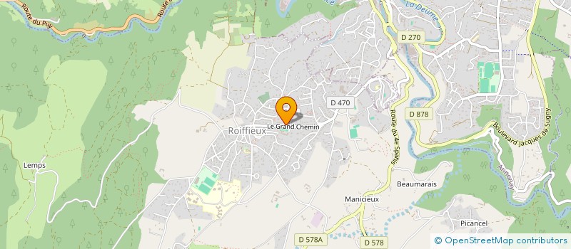 localisation de l'entreprise SOLINE INSTITUT à ROIFFIEUX
