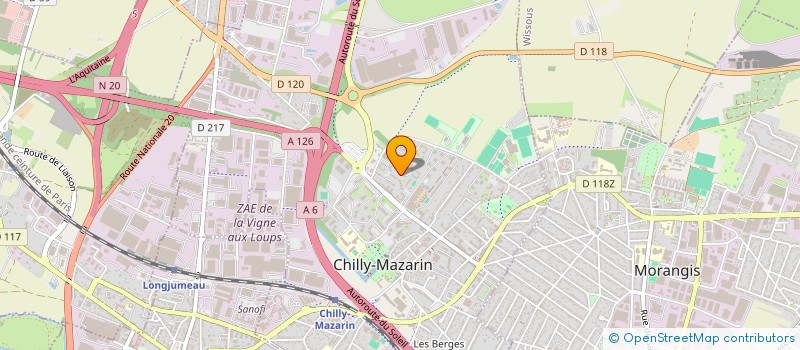 localisation de l'entreprise SOLINE RH  CHILLY-MAZARIN