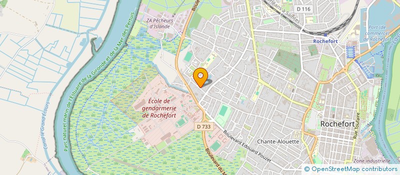 localisation de l'entreprise SOLINET 17  ROCHEFORT