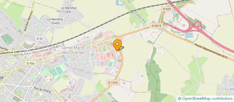 localisation de l'entreprise SOLINFO à SAINTE-MARIE-DES-CHAMPS