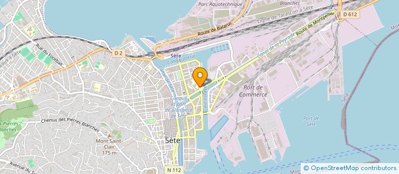 localisation de l'entreprise SOLING à SETE