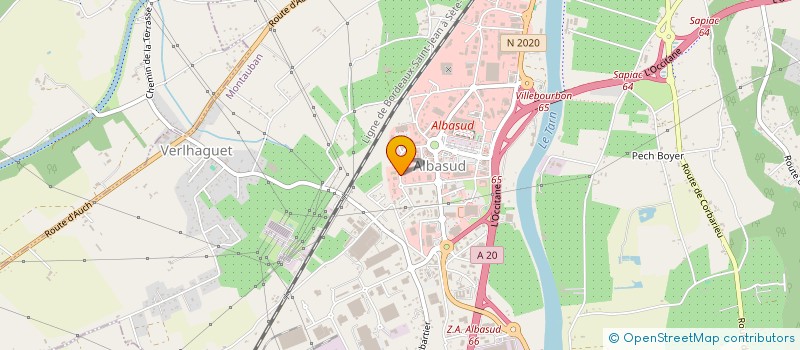 localisation de l'entreprise SOLINGEO à MONTAUBAN
