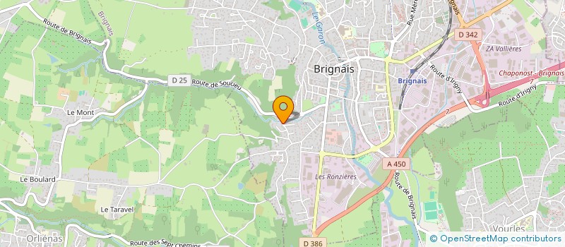localisation de l'entreprise SOLINIUM HOLDING  BRIGNAIS