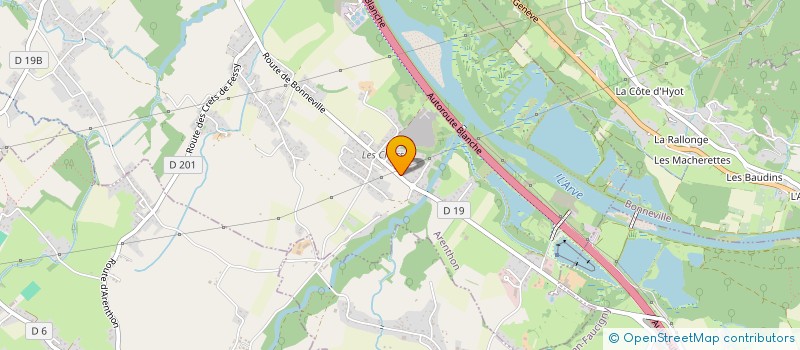 localisation de l'entreprise SOLINN  ARENTHON