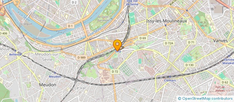 localisation de l'entreprise SOLINTERMEDIA à ISSY-LES-MOULINEAUX