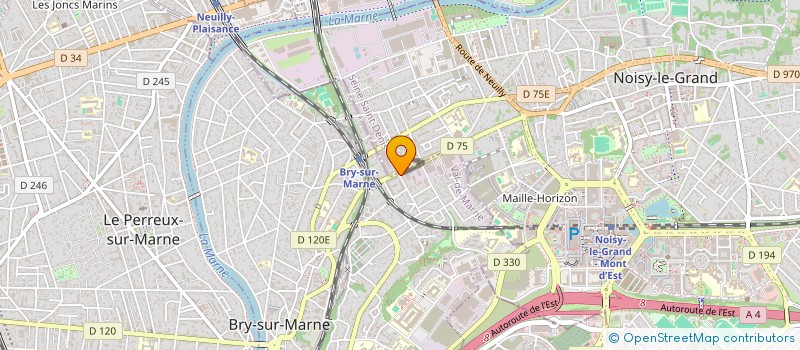 localisation de l'entreprise SOLINVEST  BRY-SUR-MARNE
