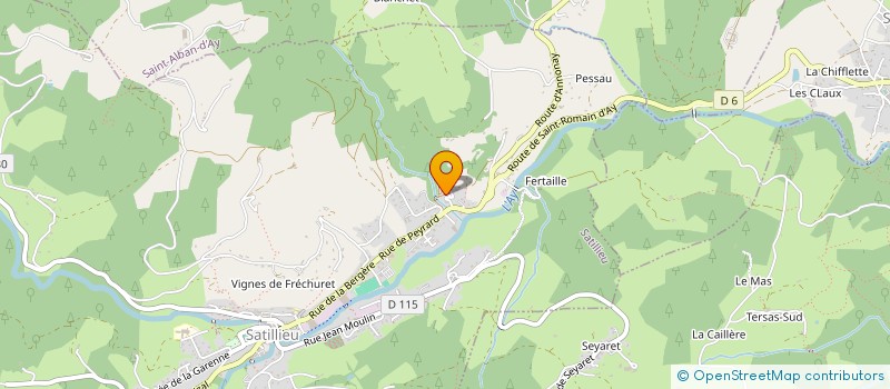 localisation de l'entreprise SOLIO  SATILLIEU