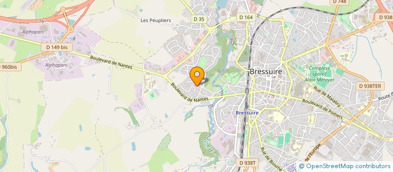 localisation de l'entreprise SOLIPO  BRESSUIRE