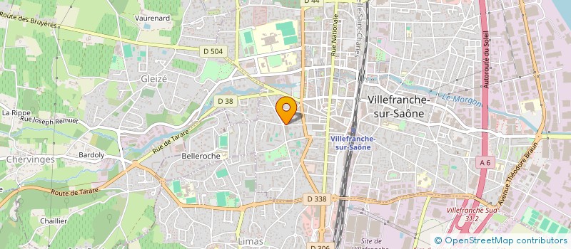 localisation de l'entreprise SOLIPOP à VILLEFRANCHE-SUR-SAONE