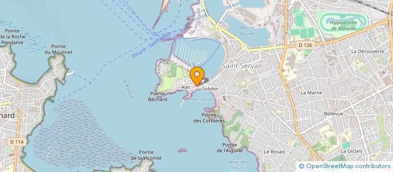 localisation de l'entreprise SOLIPORT à SAINT-MALO