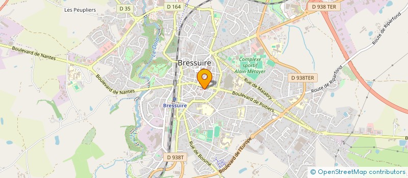 localisation de l'entreprise SOLIPREE à BRESSUIRE