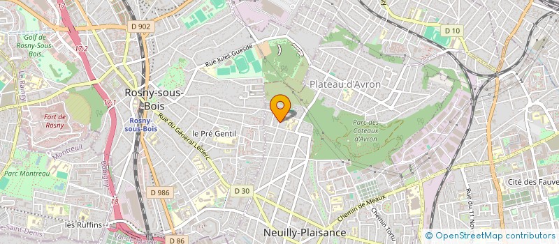 localisation de l'entreprise SOLIROCA à NEUILLY-PLAISANCE