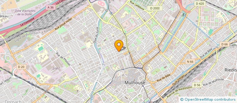 localisation de l'entreprise SOLIS  MULHOUSE