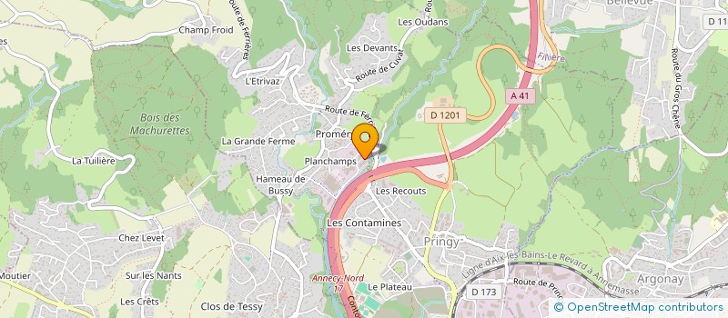localisation de l'entreprise SOLIS à ANNECY
