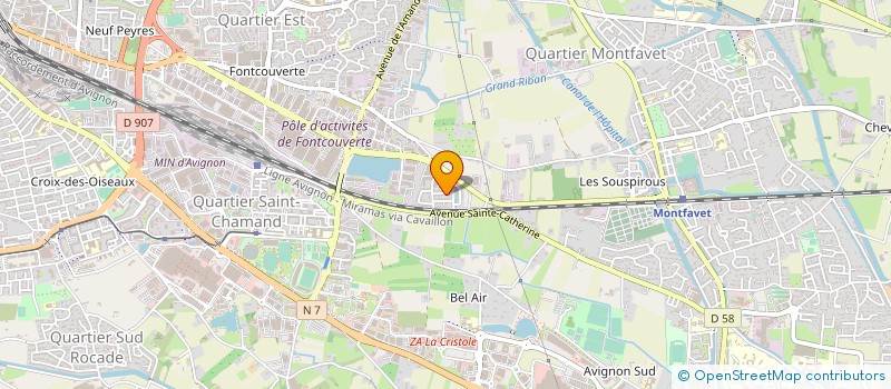 localisation de l'entreprise SOLIS INGENIERIE à AVIGNON