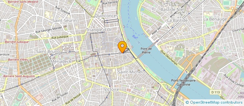 localisation de l'entreprise SOLISELEC à BORDEAUX