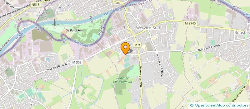 localisation de l'entreprise SOLISELEC GENTILLY à WERVICQ-SUD