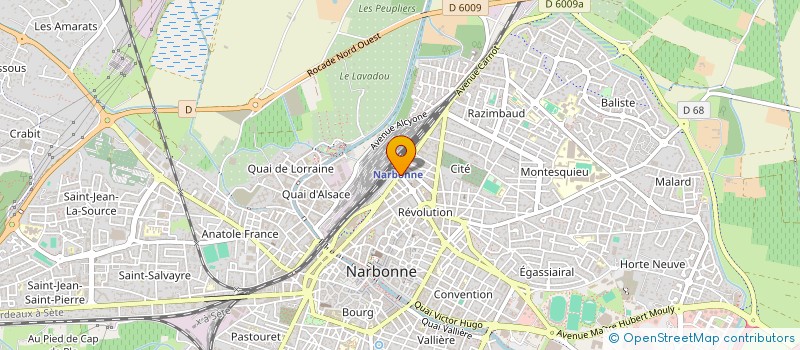 localisation de l'entreprise SOLISERVICE ENTREPRISE à NARBONNE