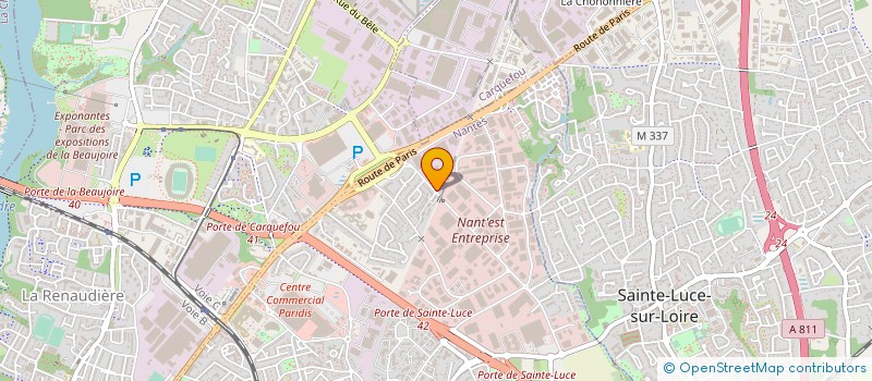 localisation de l'entreprise SOLISO EUROPE à NANTES
