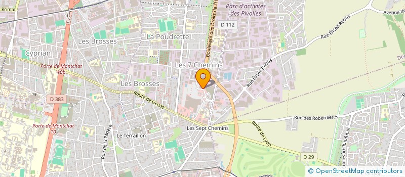 localisation de l'entreprise SOLISOL LYON à VAULX-EN-VELIN