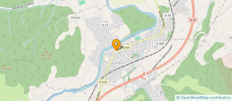 localisation de l'entreprise SOLIT à VARILHES