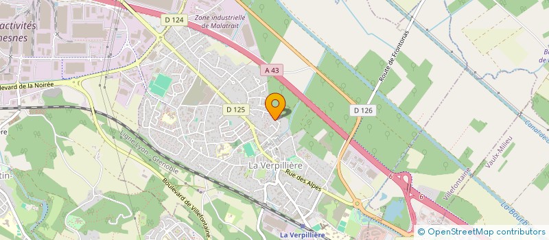 localisation de l'entreprise SOLIT  LA VERPILLIERE