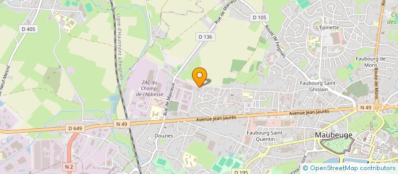 localisation de l'entreprise SOLIT AIDE à MAUBEUGE