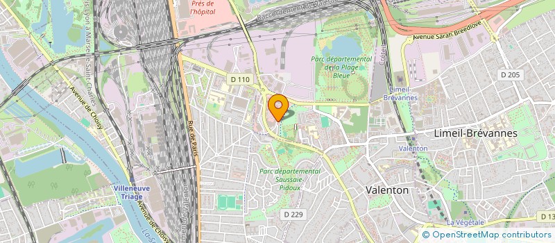 localisation de l'entreprise SOLITECH à VALENTON