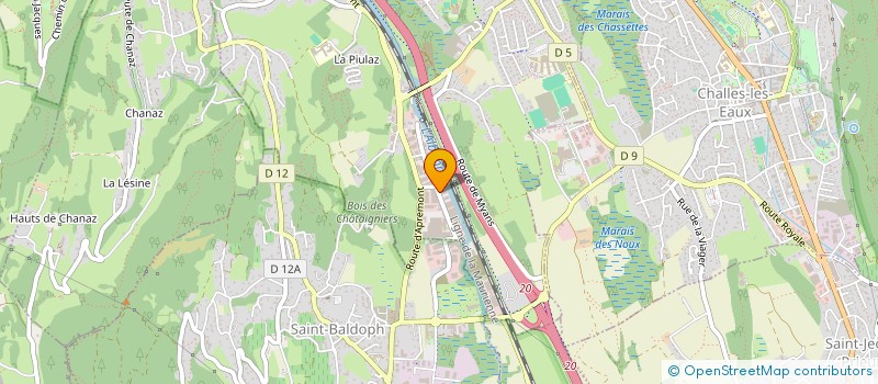 localisation de l'entreprise SOLITHEA  LA RAVOIRE