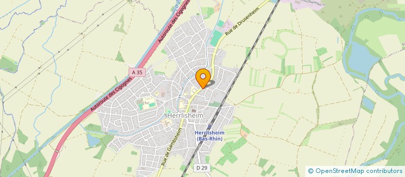 localisation de l'entreprise SOLITHERM  HERRLISHEIM