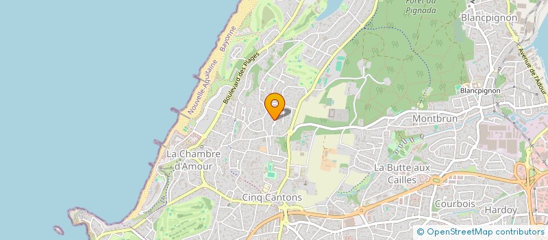 localisation de l'entreprise SOLIVA  ANGLET