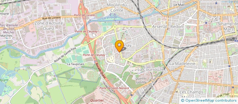 localisation de l'entreprise SOLIVE SOLIDARITES POUR LE LOGEMENT EN ILLE ET VI- LAINE - GIE DES ORGANISMES HLM 35, STE EN LIQUIDATION à RENNES