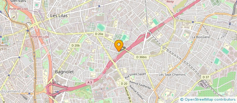 localisation de l'entreprise SOLIVI BAGNOLET  BAGNOLET